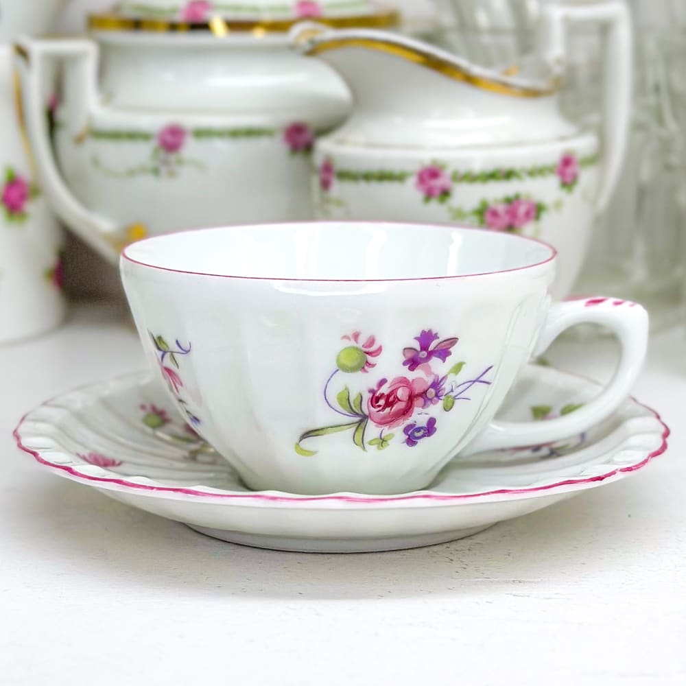 Taza de té rosada - 180cc3