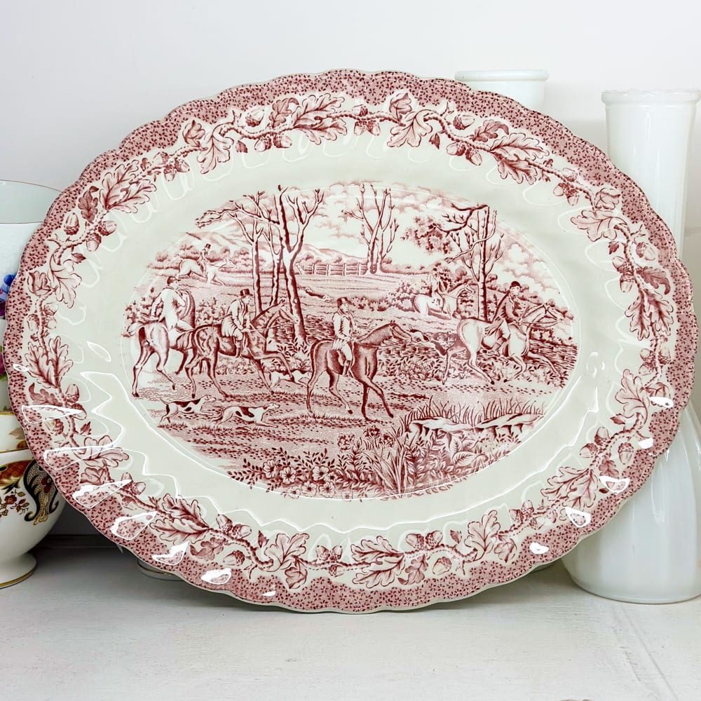 Fuente roja Myott - 29cm2