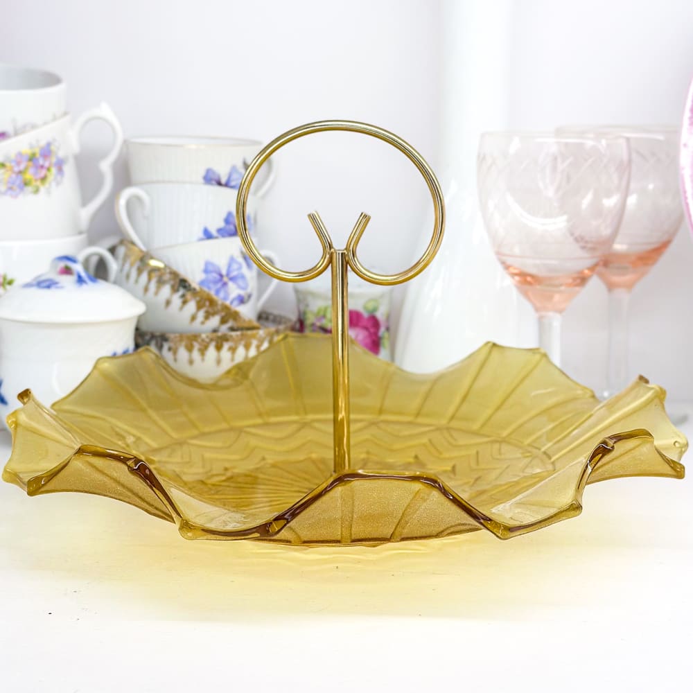 Centro de mesa de vidrio - 14cm3