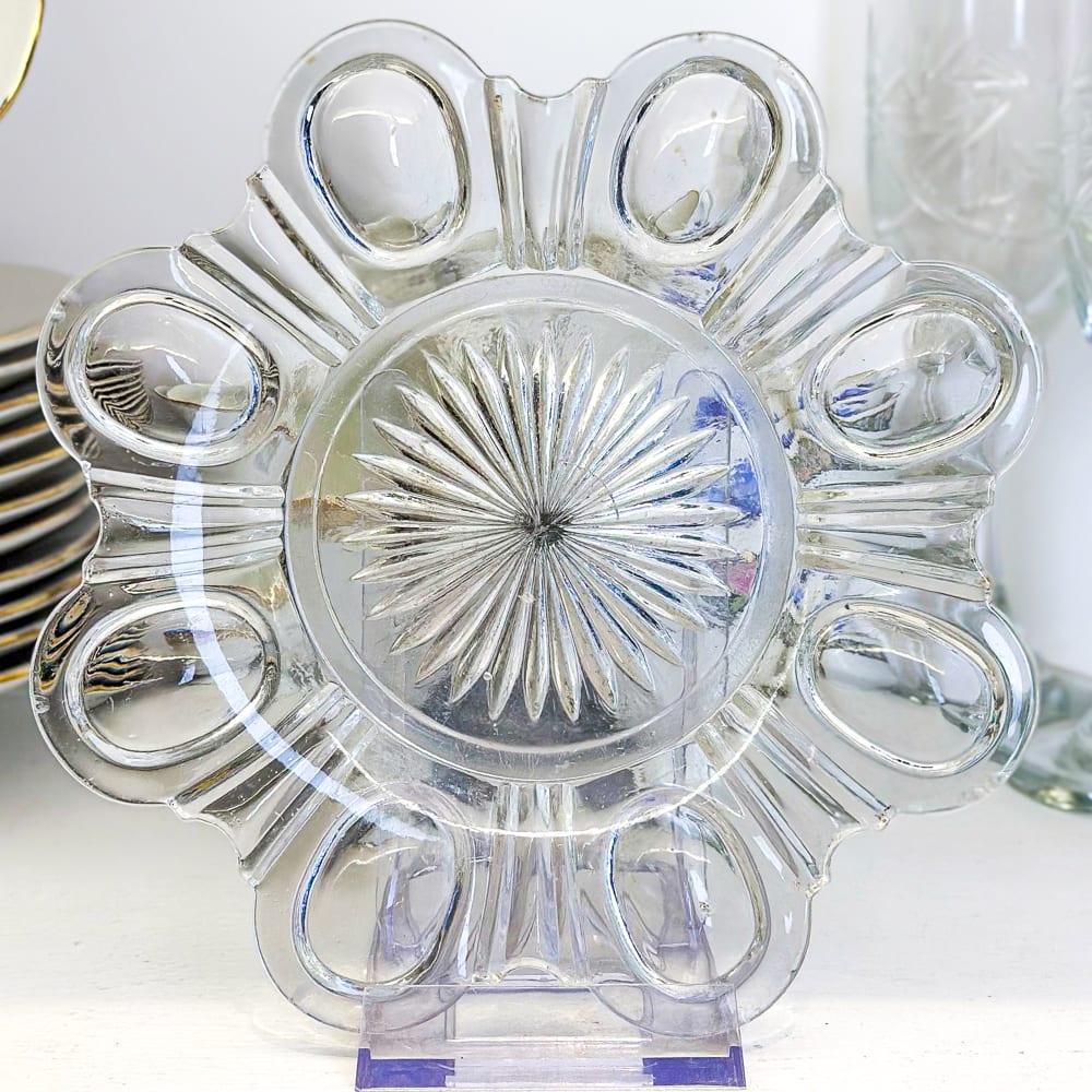 Plato de pan de vidrio  - 17cm1