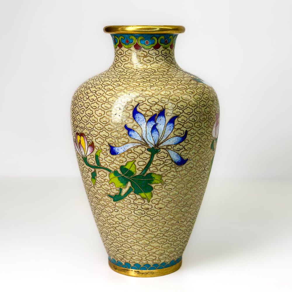 Florero cloisonné - 18cm2