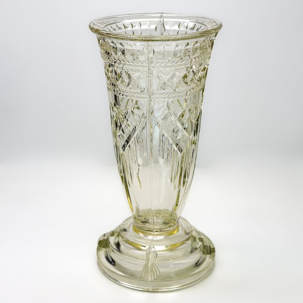 Florero ámbar de 1930 - 22cm2