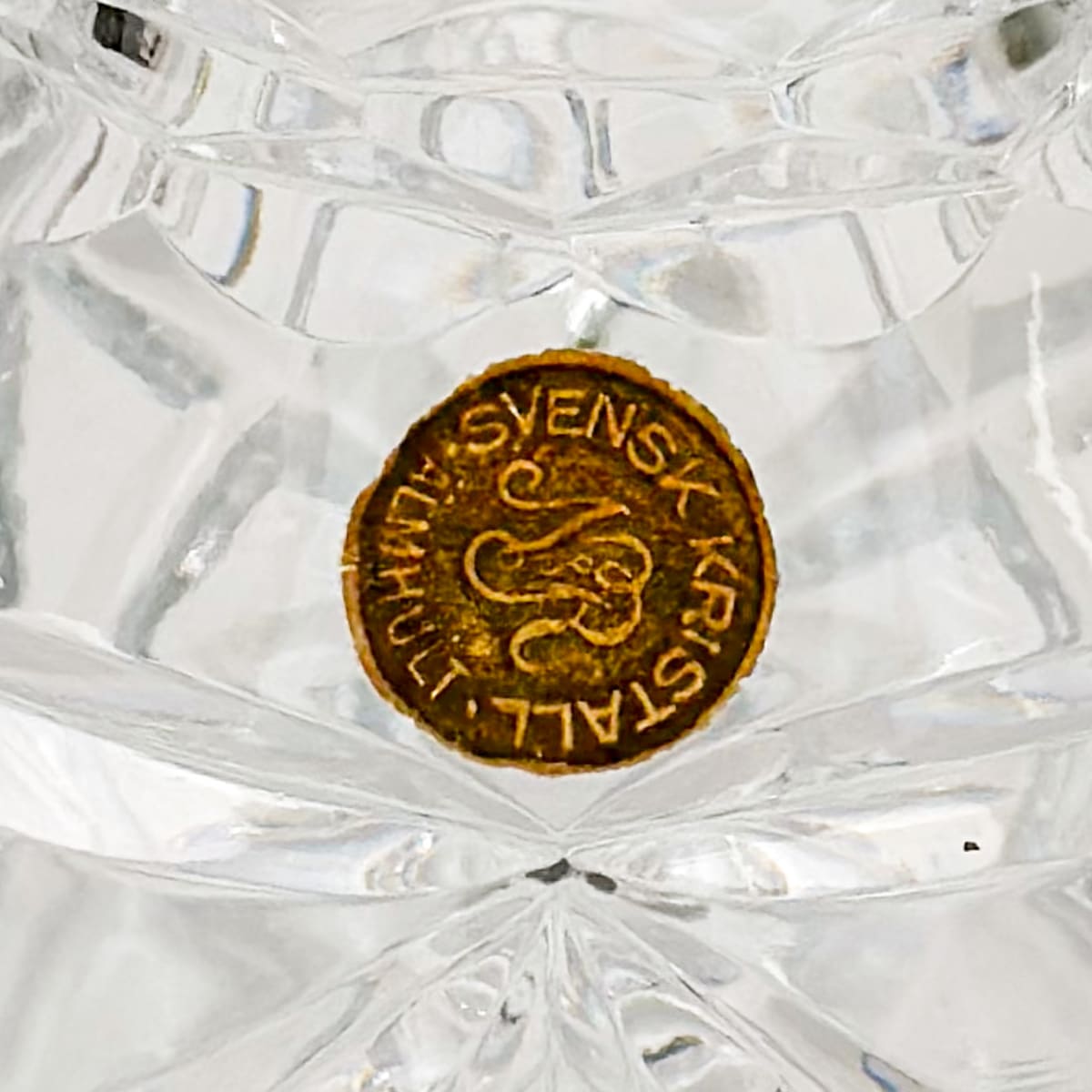 Florero de cristal sueco - 8cm6