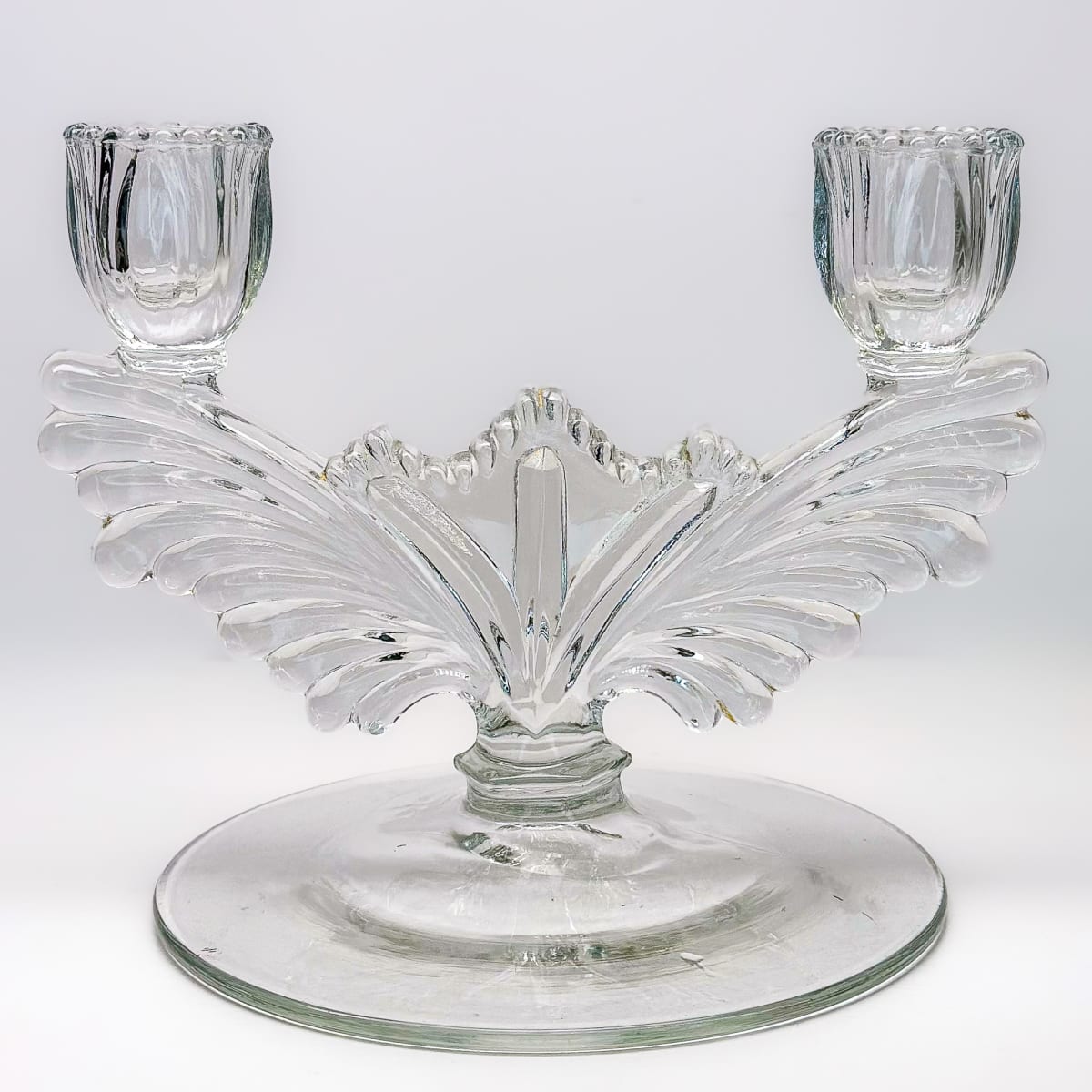 Candelabro Tiffin-Franciscan de 1940 - 18cm1