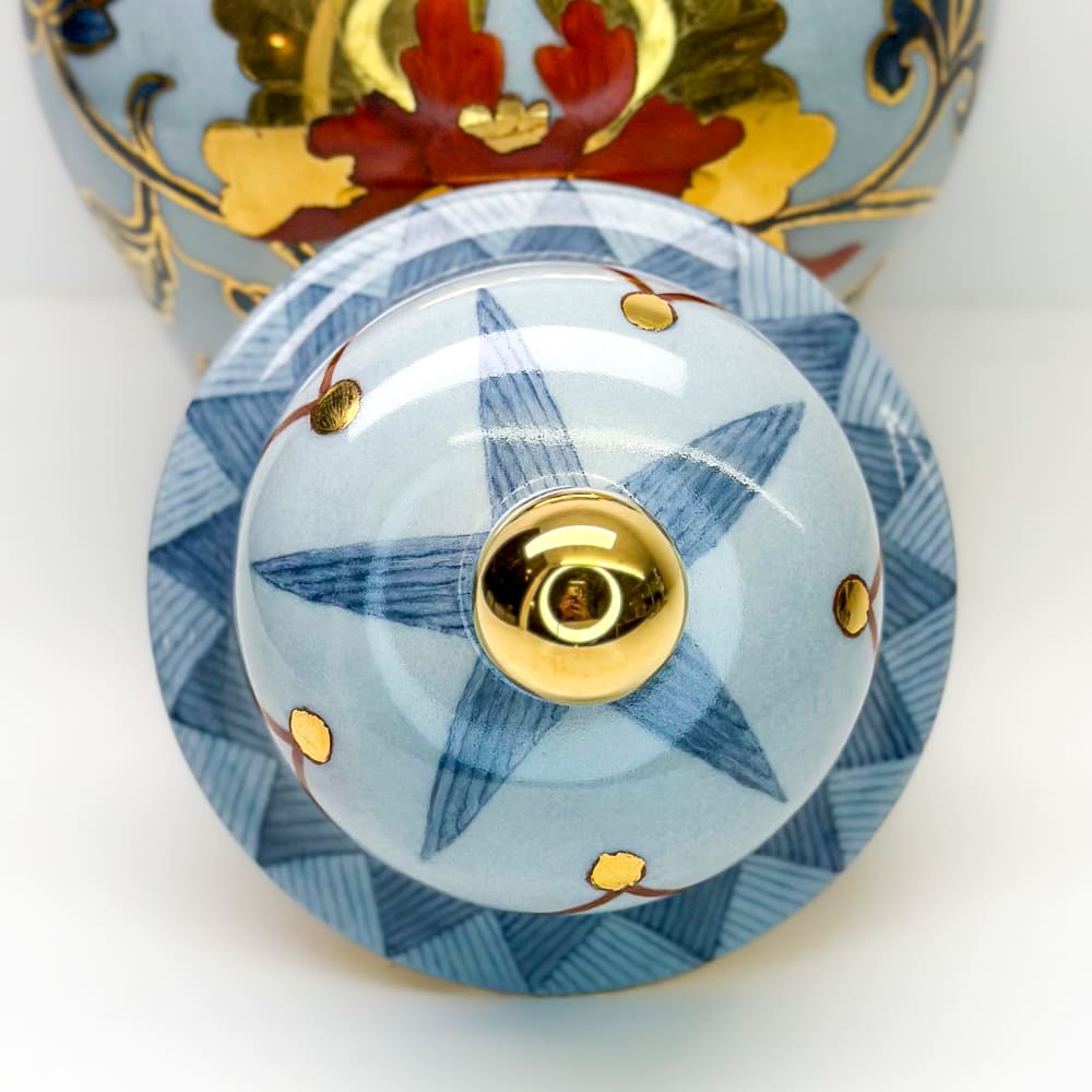 Jarrón con tapa - 22cm4