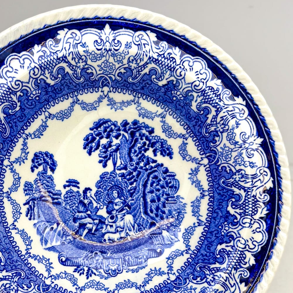 Pocillo Wood & Sons azúl - 18cm2