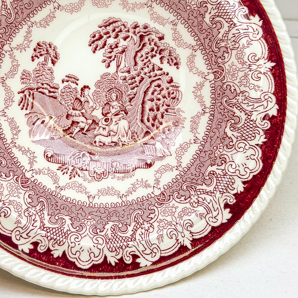 Pocillo Wood & Sons rojo - 18cm2