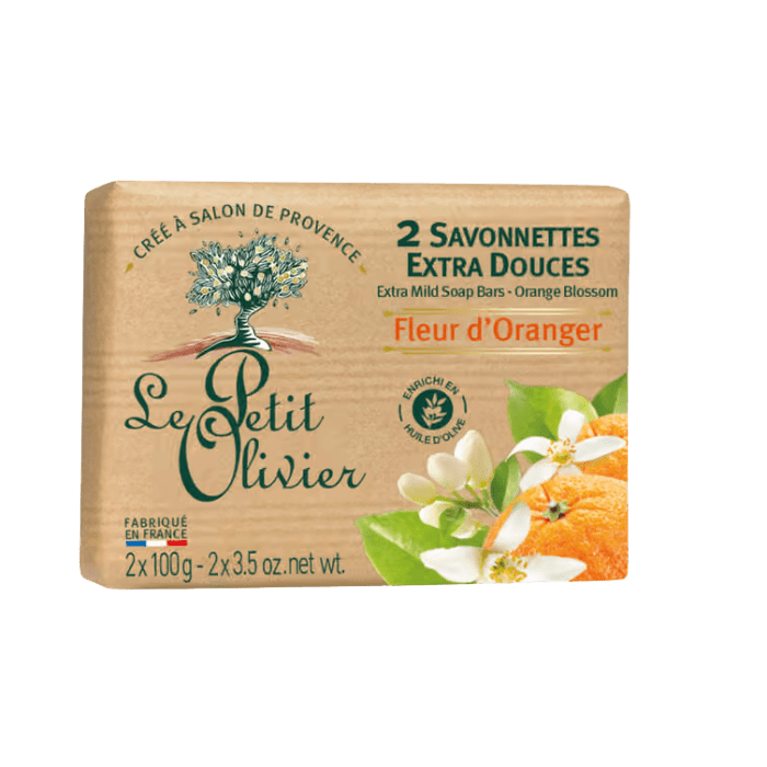 LE PETIT OLIVIER JABÓN EXTRA SUAVE FLOR DE NARANJO (AZAHAR)  200 GRS