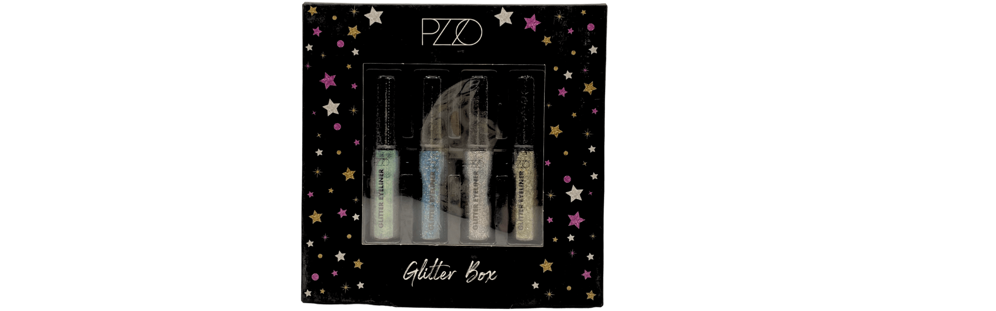 MAQUILLAJE PETRIZZIO SET GLITTER BOX X 4 DELINEADORES