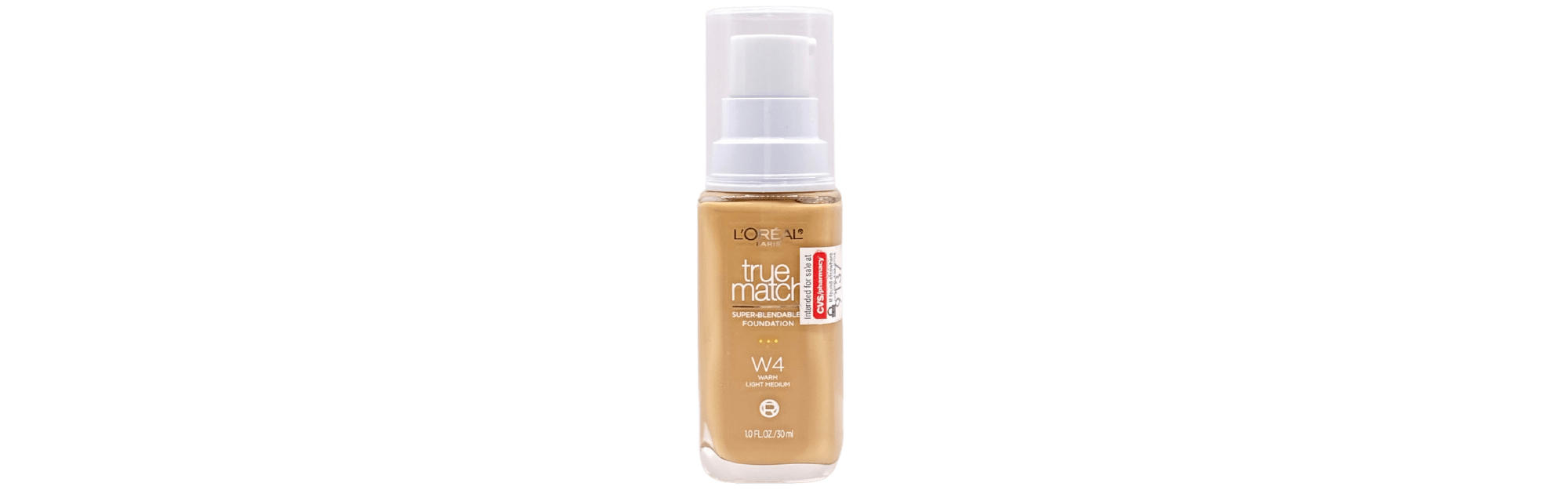 L'ORÉAL TRUE MATCH SUPER BLENDABLE FOUNDATION WARM LIGHT MEDIUM W1