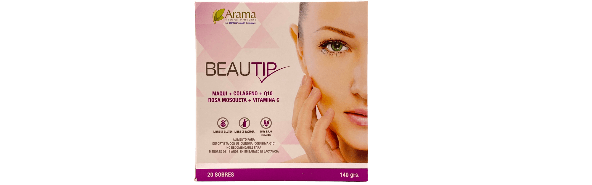 ARAMA BEAUTIP NUTRICOSMÉTICO - COLÁGENO HIDROLIZADO 20 SACHETS 7 GRS CU.