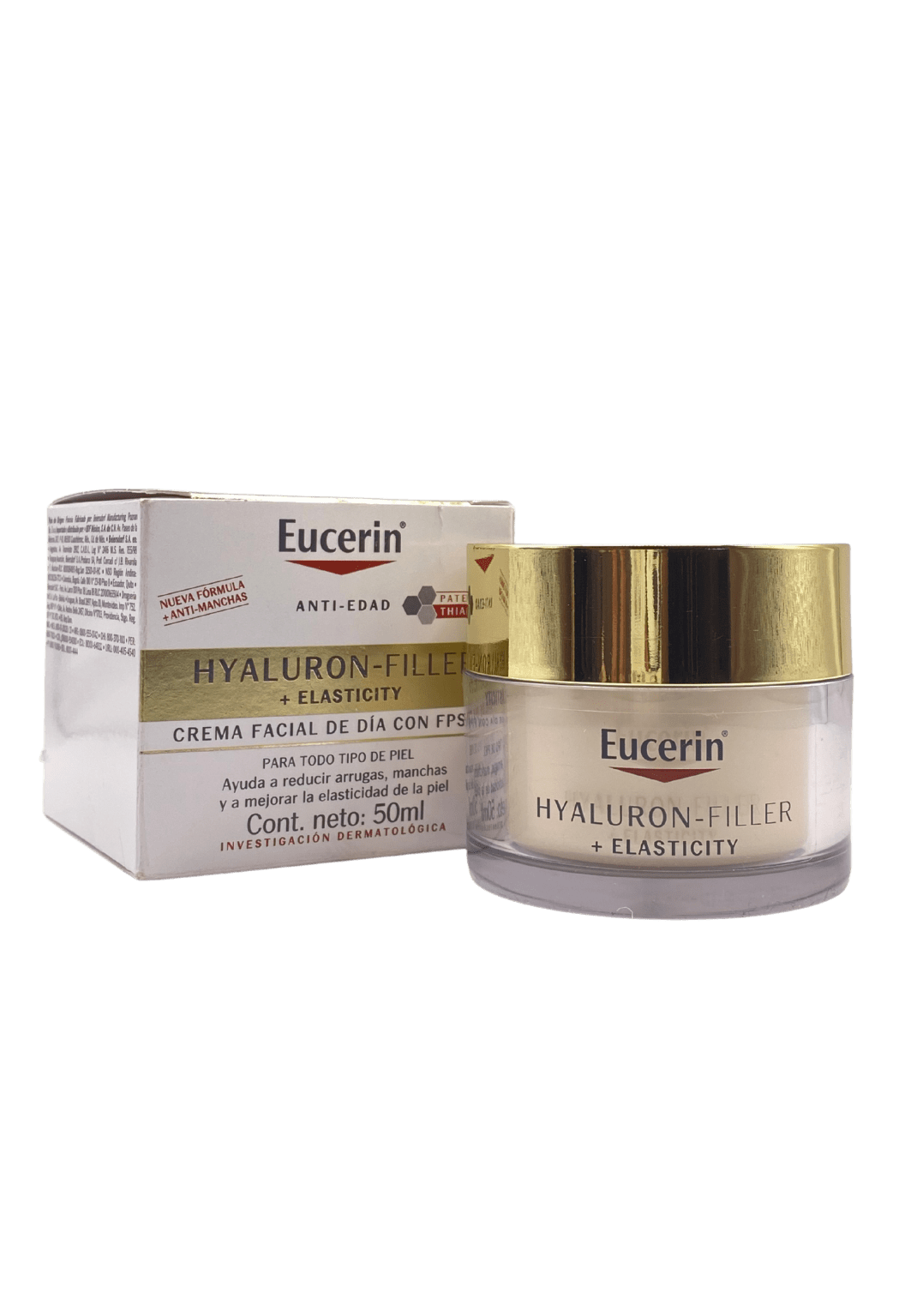 EUCERIN CREMA FACIAL ANTIARRUGAS ELASTICITY + FILLER DÍA 50 ML