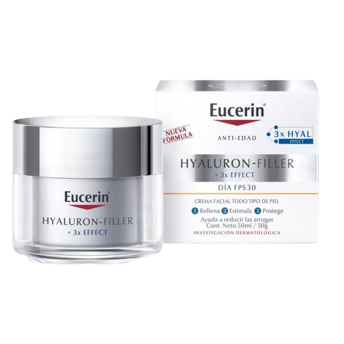 EUCERIN HYALURON-FILLER 3X EFFECT CREMA DÍA FPS 30 50ML DET.