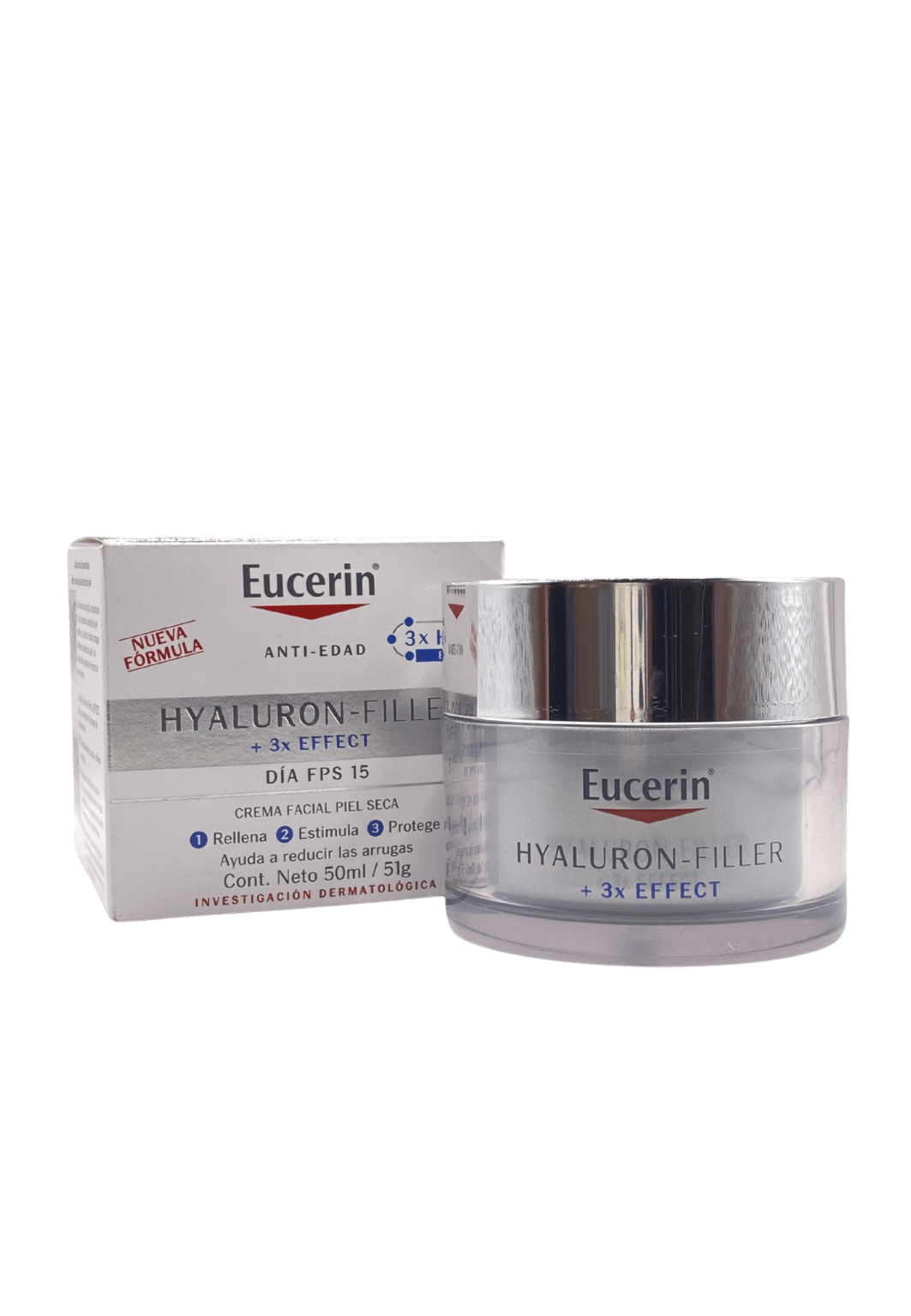 EUCERIN CREMA FACIAL ANTIARRUGAS HYALURON-FILLER DÍA PIEL SECA 50 ML