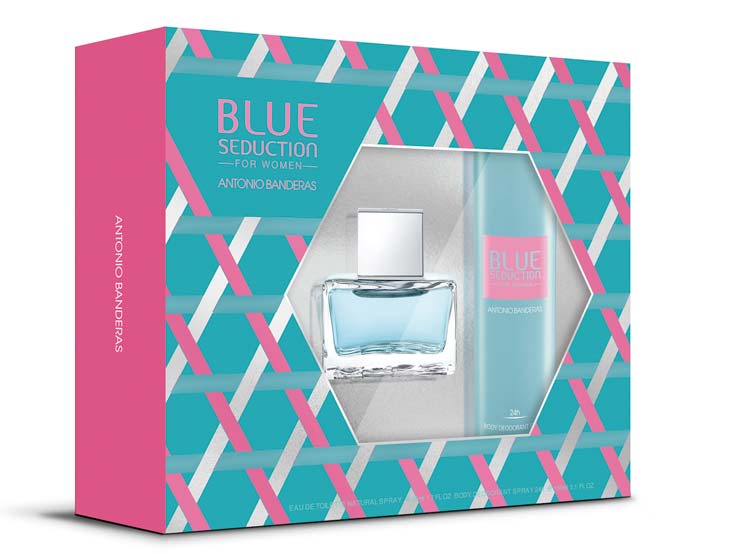 EST. AB BLUE SEDUCTION WOMEN.EDT SP50 +DESP 150 ML