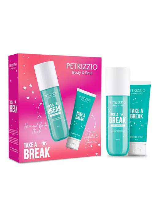 SET BODY MIST TAKE A BREAK 200 ML + CREMA SHIMMER 90 G DET.