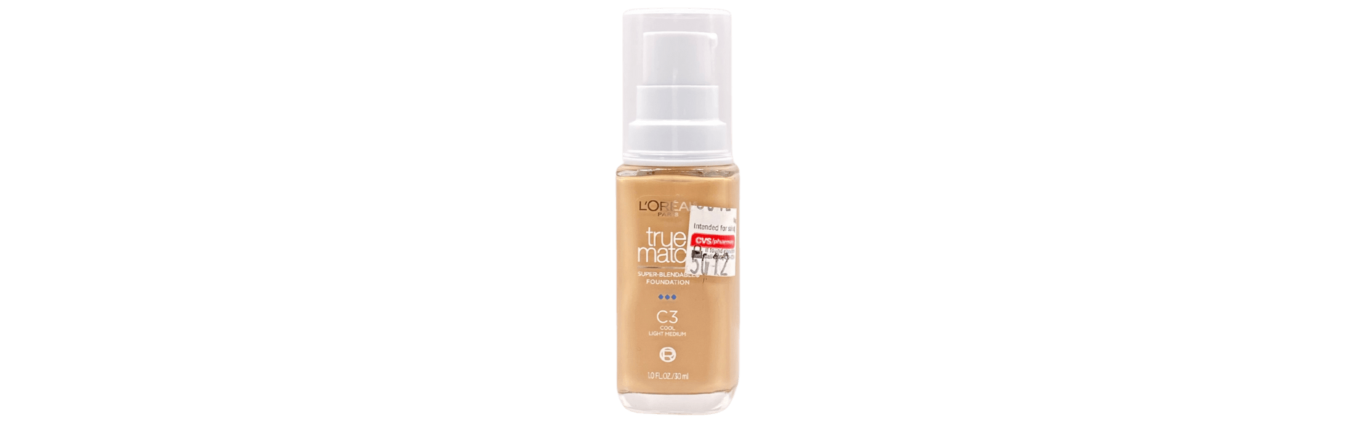 L'ORÉAL TRUE MATCH SUPER BLENDABLE FOUNDATION COOL LIGHT MEDIUM C3