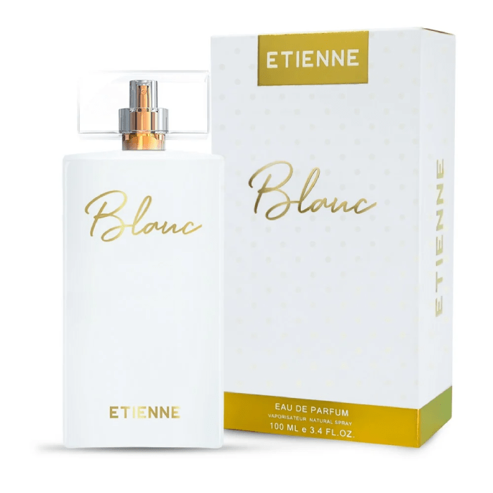 ETIENNE BLANC EAU DE PARFUM SPRAY 100 ML DET.