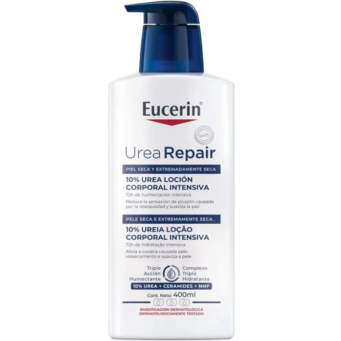 EUCERIN UREA REPAIR LOCION 10% 400 ML DET