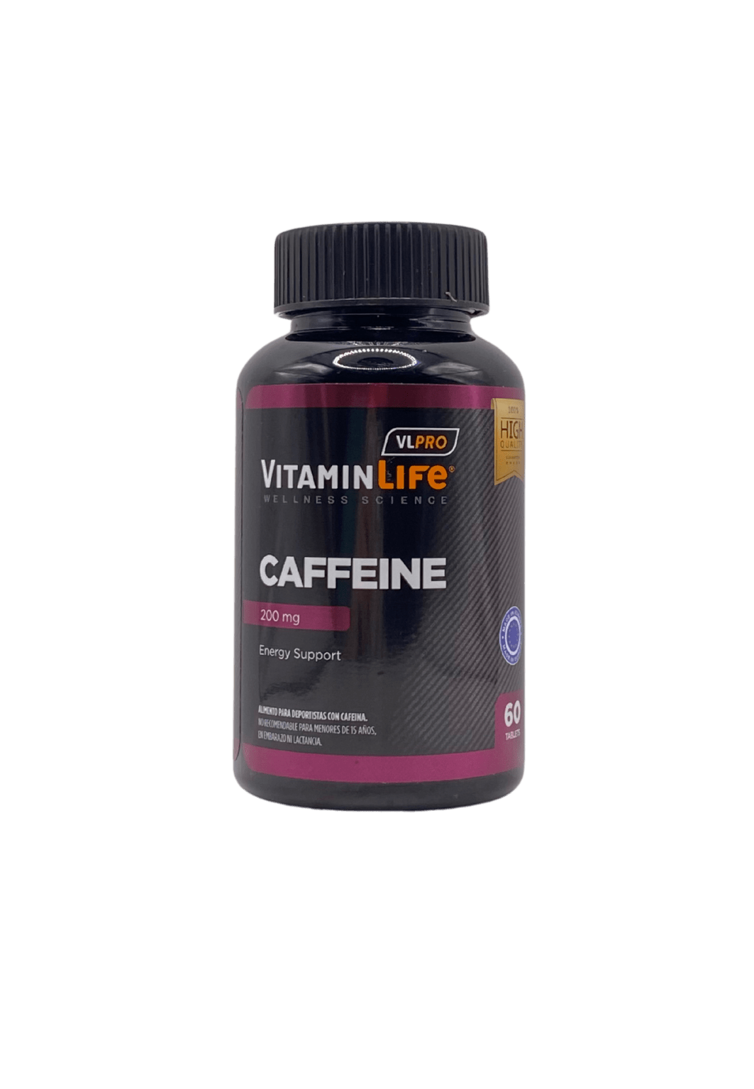 VITAMIN LIFE CAFFEINE 200 MG 60 TABLETAS