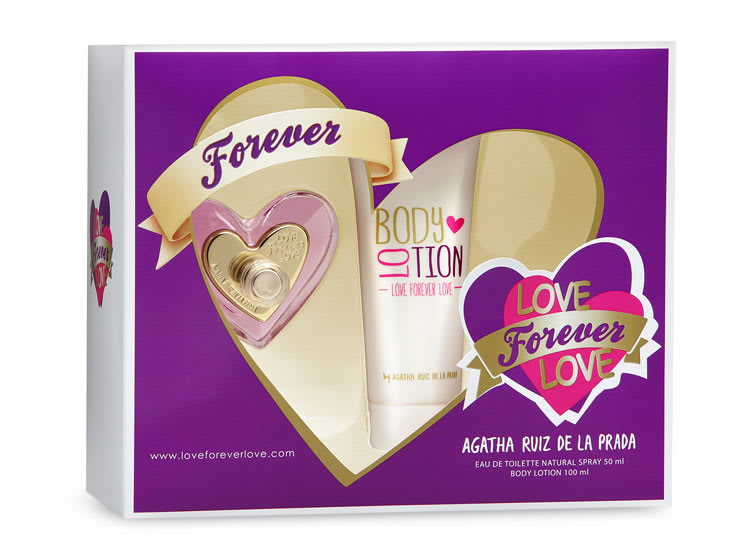 EST. AGATHA RUIZ DE LA PRADA LOVE FOREV EDT50+BDY LOT DET.