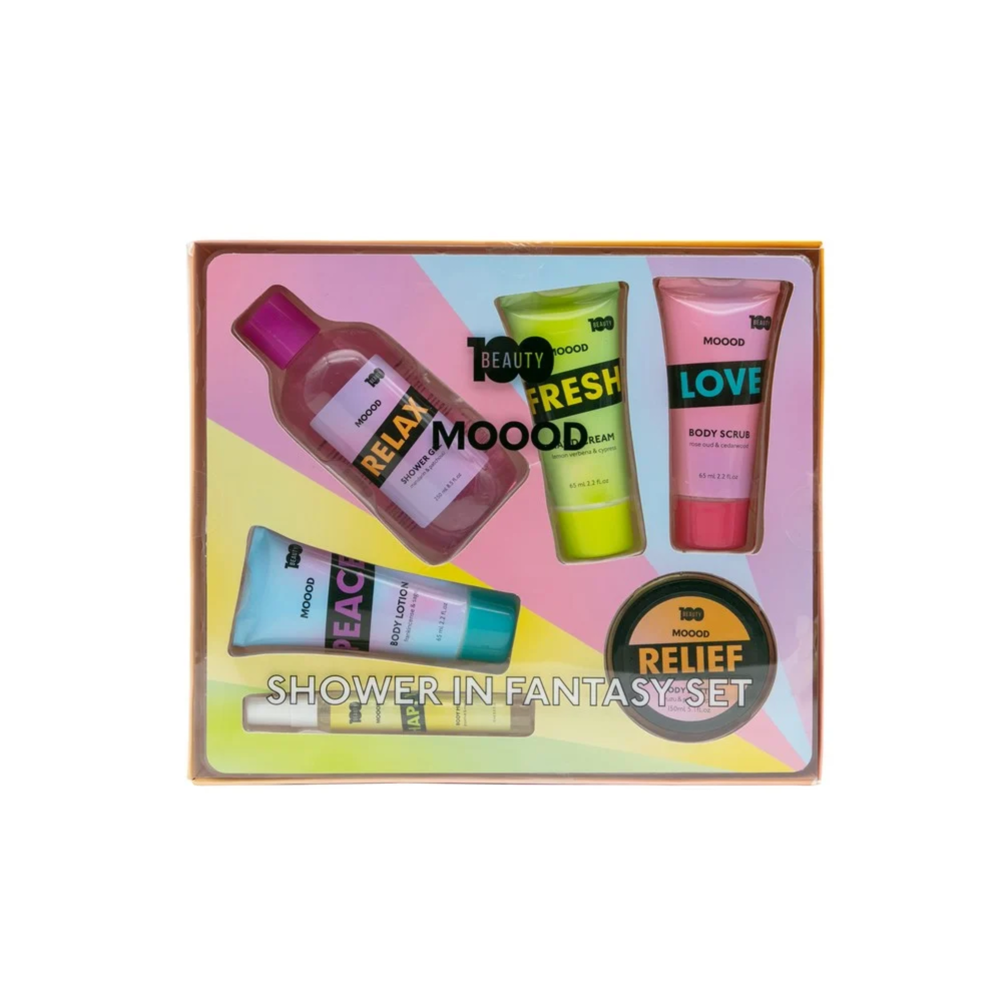 BEAUTY 100 SHOWER IN FANTASY ESTUCHE DE BAÑO DET.