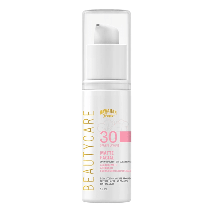 HAWAIIAN BEAUTYCARE MATTE FACIAL FPS 30+ 50ML DET.