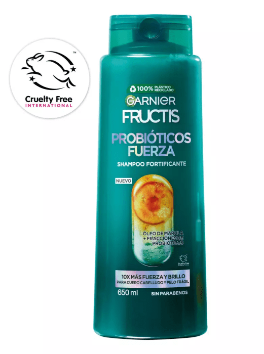 GARNIER SHAMPOO FRUCTIS PROBIÓTICOS FUERZA 650ML