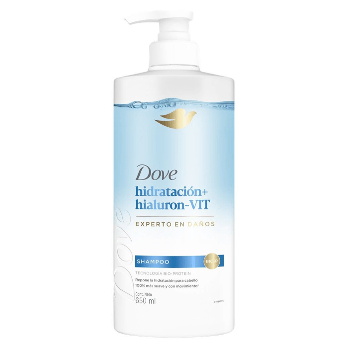 DOVE SHAMPOO HIDRATACIÓN + HILAURON-VIT 650ML