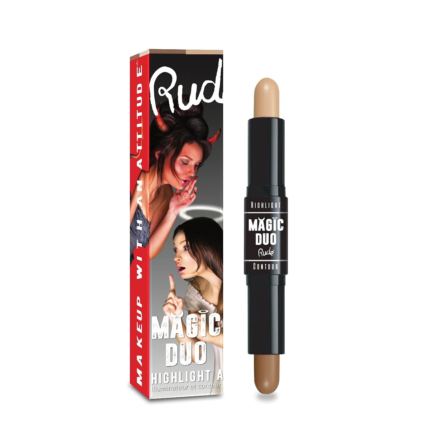 RUDE MAGIC DUO HIGHLIGHT & CONTOUR 65883 TAN