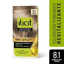 ILICIT COLORACIÓN PERMANENTE 8.1 RUBIO CLARO CENIZA
