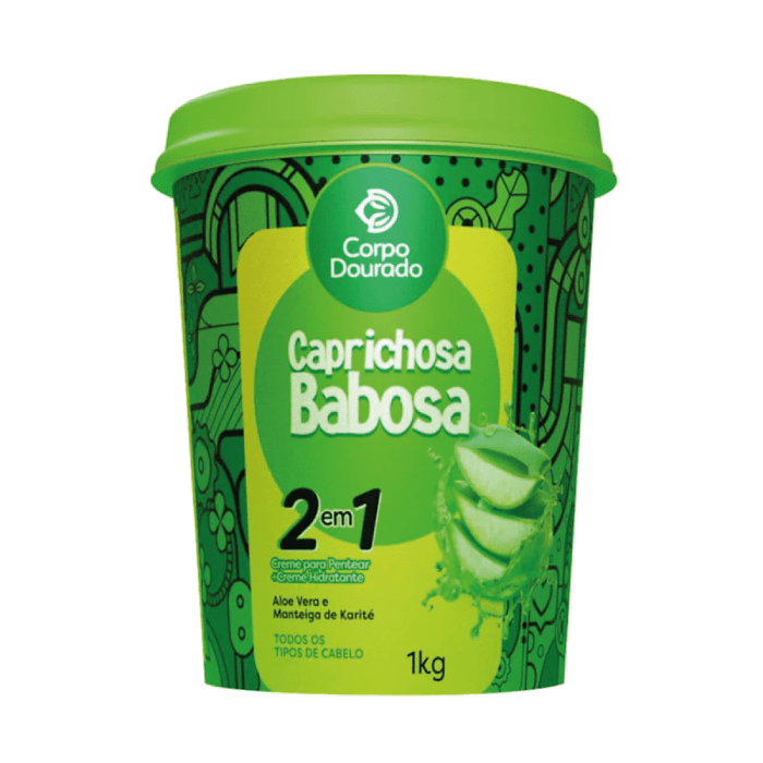 CORPO DOURADO REMA CAPILAR CAPRICHOSA BABOSA 1000ML