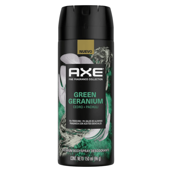 AXE DESODORANTE SPRAY GREEN GERANIUM 150ML