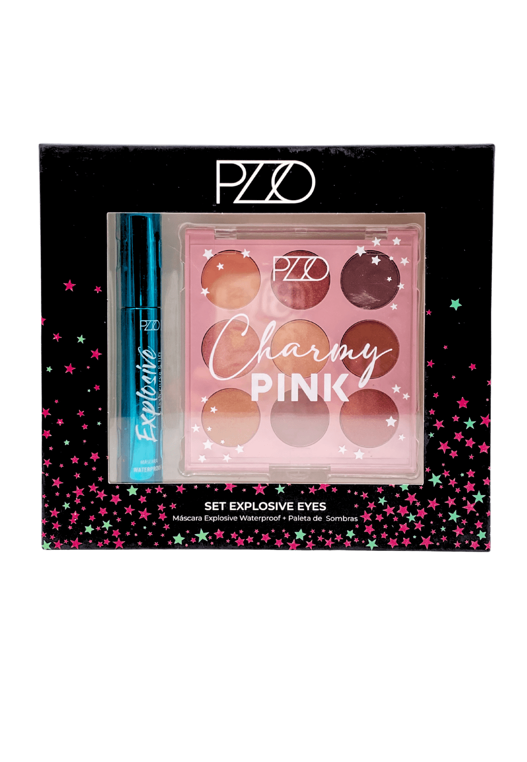 PETRIZZIO SET MAQUILLAJE EXPLOSIVE EYES CHARMY PINK