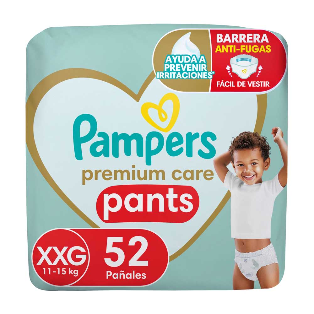 PAMPERS PREMIUM PANTS TALLA XXG 52U