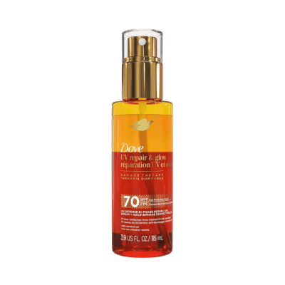 DOVE UV REPAIR & GLOW FERÚLICO 70 FPC BIFÁSICO 110ML1