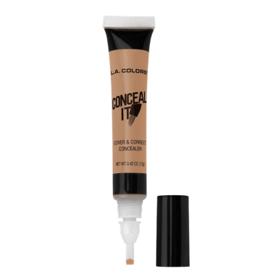 L.A. COLORS COVER & CORRECT CONCEALER LIGHT MEDIUM CC572 12G1