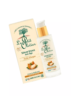 LE PETIT OLIVIER SÉRUM Y CONTORNO OJO ANTIEDAD FACIAL ARGAN 30 ML DET.1