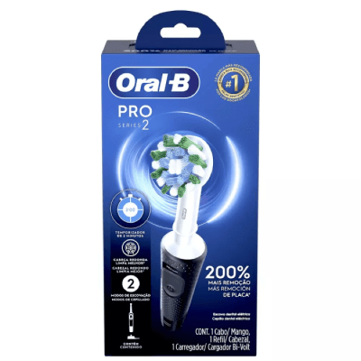 ORAL-B PRO SERIE 2 CEPILLO DENTAL ELECTRICO CON CARGADOR 1 CABEZAL1