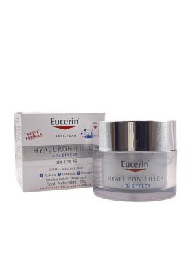 EUCERIN CREMA FACIAL ANTIARRUGAS HYALURON-FILLER DÍA PIEL SECA 50 ML1