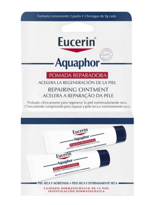 EUCERIN AQUAPHOR POMADA REPARADORA PACKS 2U 9G1