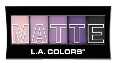LA COLORS PALETA DE SOMBRAS X 5 PURPLE CASHMERE1