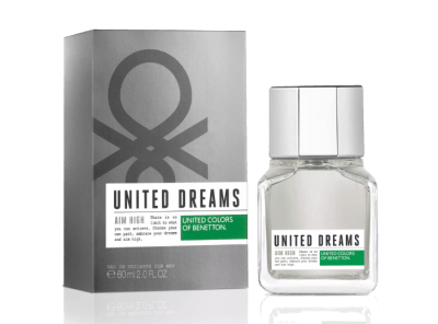 BENETTON AIM HIGH FOR MEN EDT 60 ML+AFTER SHAVE DET1