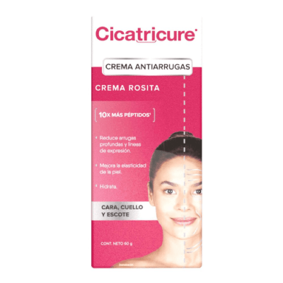 CICATRICURE CREMA ROSITA ANTIARRUGAS 10X + PEPTIDOS 60G1