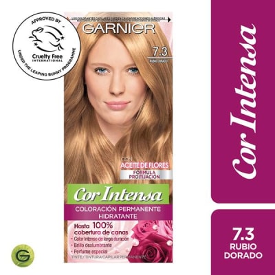 GARNIER COR INTENSA 7.3 RUBIO DORADO DET.1