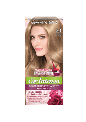 GARNIER COR INTENSA 8.1 RUBIO CLARO CENIZA DET.1