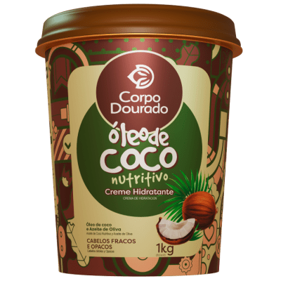 CORPO DOURADO CREMA CAPILAR OLEO DE COCO 1000ML1