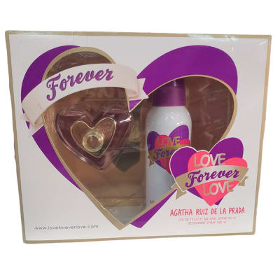EST. AGATHA RUIZ DE LA PRADA LOVE FOREVER EDT80+DESSP DET.1