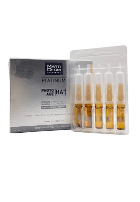 MARTIDERM PLATINUM PHOTO AGE (HA+) 10 AMPOLLAS- 2 ML CU1