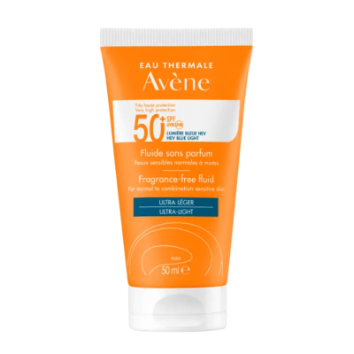 AVENE PROTECTOR FACIAL FLUIDO SIN PERFUME ULTRALIGERO SPF 50 50ML1
